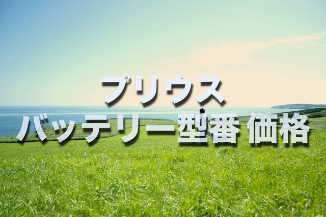 損したくない プリウスのハイブリッド車補機用バッテリー交換する場合の型番 料金はコレです